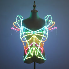 Load image into Gallery viewer, Pixel Smart LED Clothing Bride Sexy LED Cage Corset Luminous Ballet Costume Dancing Party Glowing Clothes
