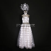 Load image into Gallery viewer, New LED Wedding Dress Women Luminous Wings Suit Fluorescent Butterfly Dance Skirt Ballet Wedding Performance Costumes
