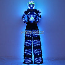 Load image into Gallery viewer, LED Robot Suit Traje De Robot Jacket LED Helmet Stilts Walker Suit Clothing David Guetta Robot Costume And Laser Gloves
