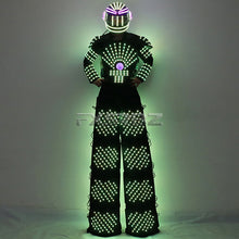 Load image into Gallery viewer, LED Robot Suit Traje De Robot Jacket LED Helmet Stilts Walker Suit Clothing David Guetta Robot Costume And Laser Gloves
