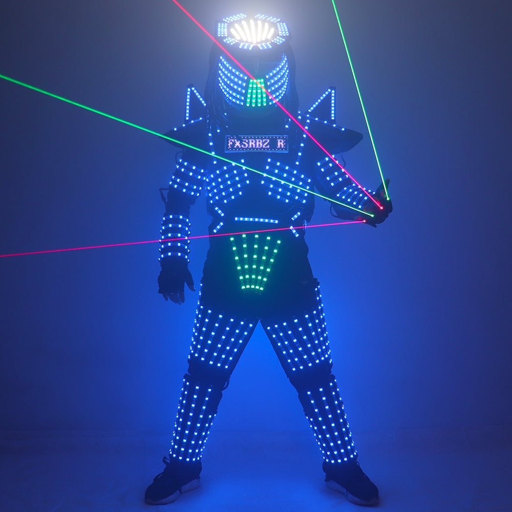 RGB LED Bra Sexy Lady Luminous Underwear DJ Singer Light-up Costume Pa – LED  Robot Suit